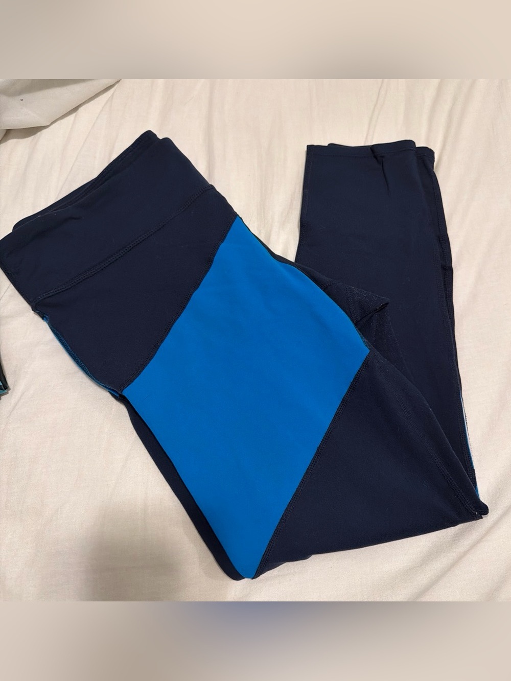 Joylab Navy and Bright Blue Performance Leggings